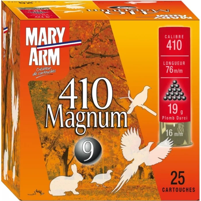 CARTOUCHES 410MAG 19G BJ X25