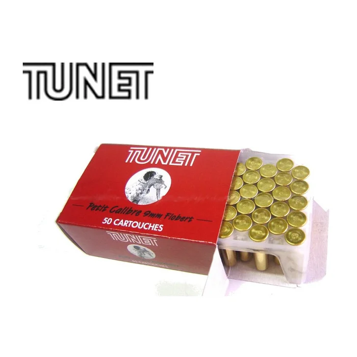 CARTOUCHES 9 MM FLOBERT TUNET PAR 50