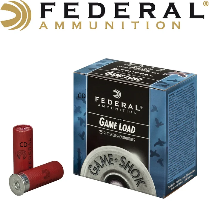 CARTOUCHES FEDERAL GAME SHOK 12 /70 28G PAR 25