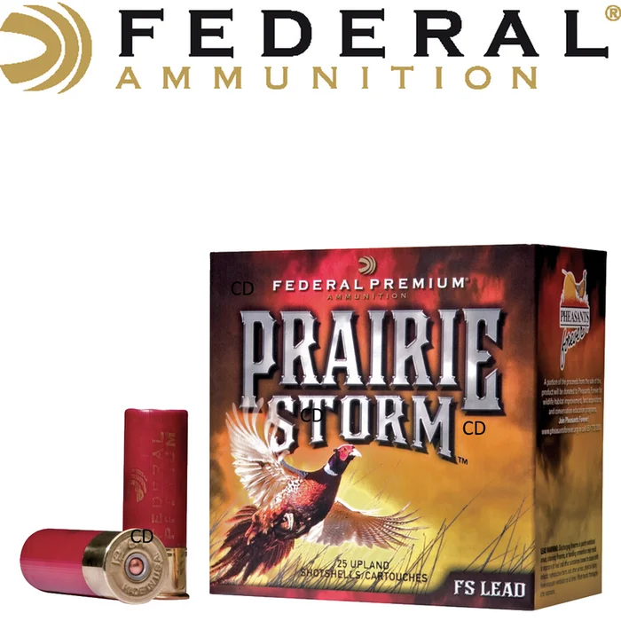 CARTOUCHES FEDERAL PREMIUM PRAIRIE STORM FS 12 /70 36G PAR 25