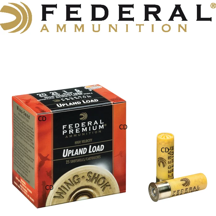 Cartouches Fédéral Premium Wing Shok Magnum 20 /70 32g Par 25