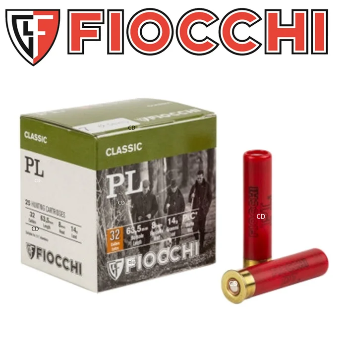 CARTOUCHES FIOCCHI PL32 14MM 14G PAR 25