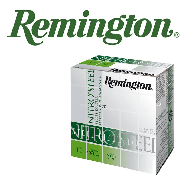 CARTOUCHES REMINGTON NITRO STEEL SHOT 12 /70 32G PAR 25
