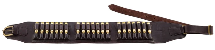 Cartouchière cuir gras pour 21 balles – Country Sellerie