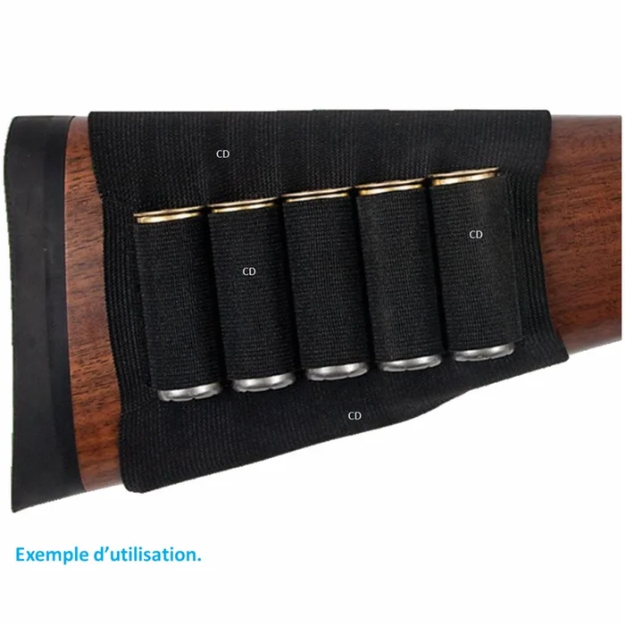 Cartouchière De Crosse Fusil Verney-Carron 5 Tubes