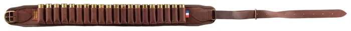 Cartouchières croupon ciré marron à tubes – Country Sellerie