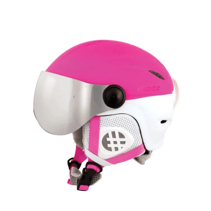 Casque ski enfant DIEZZ Teen Visor – White Pink