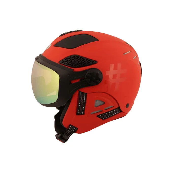 Casque ski visiere DIEZZ LOUNA II Tempo – Fire Red