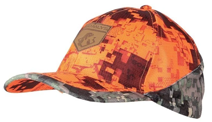 Casquette camouflage digital orange SOMLYS