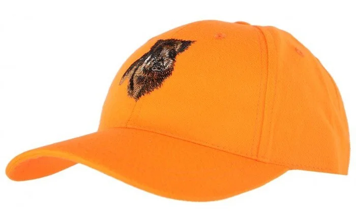 Casquette enfant orange sanglier TREELAND