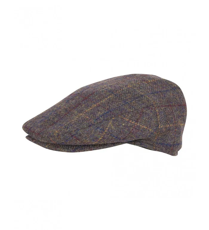 Casquette Jack Pyke plate Tweed Grise