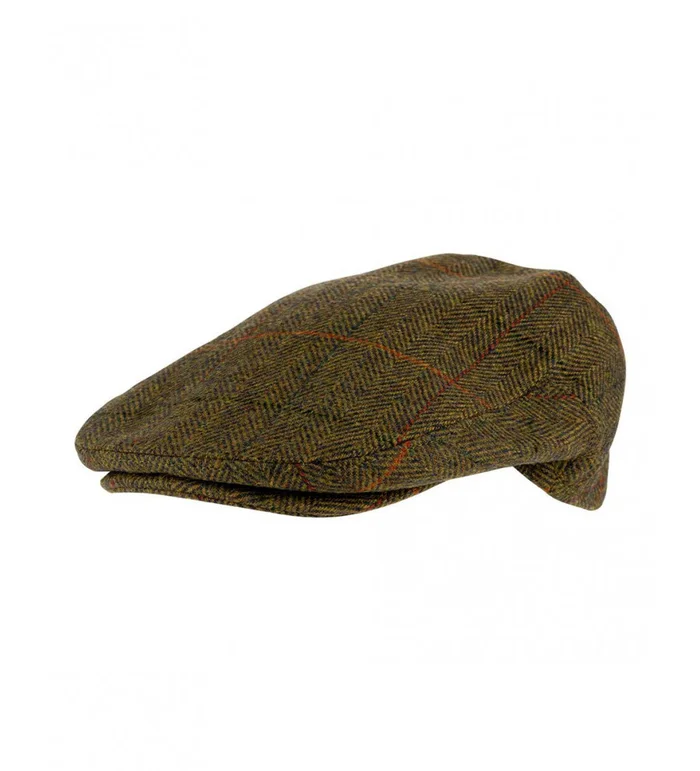 Casquette Jack Pyke plate Tweed Marron