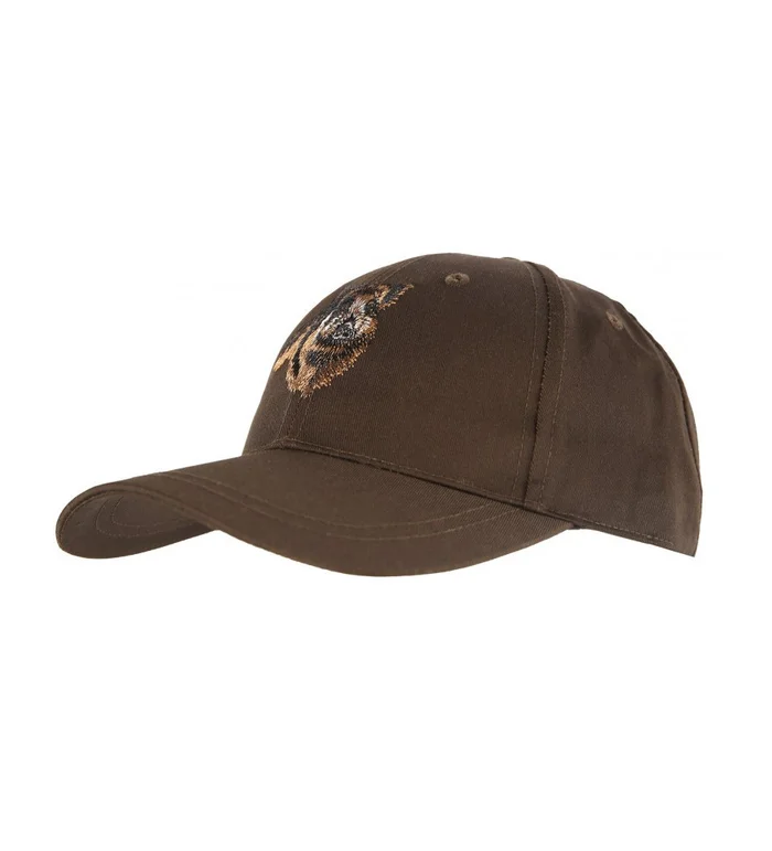 Casquette marron brodée sanglier Treeland