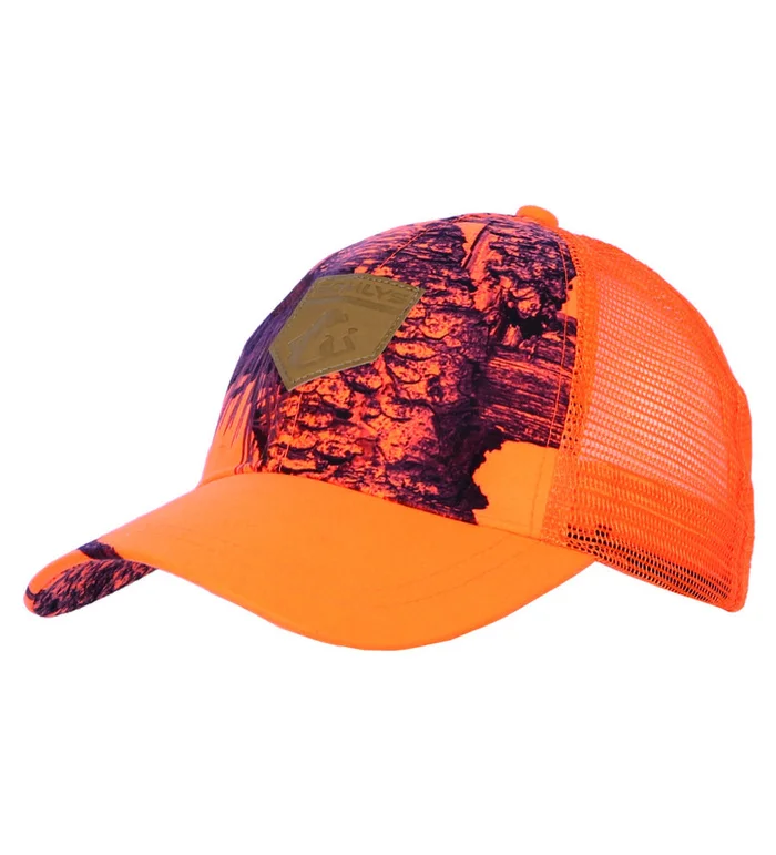 Casquette mesh camo orange Somlys