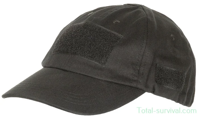 Casquette MFH US operations avec velcro, noir, réglable