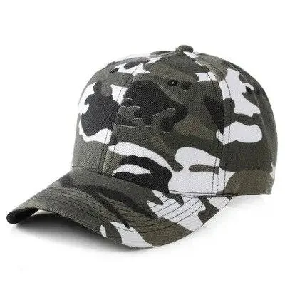 CASQUETTE MILITAIRE CAMOUFLAGE TYPE BASEBALL