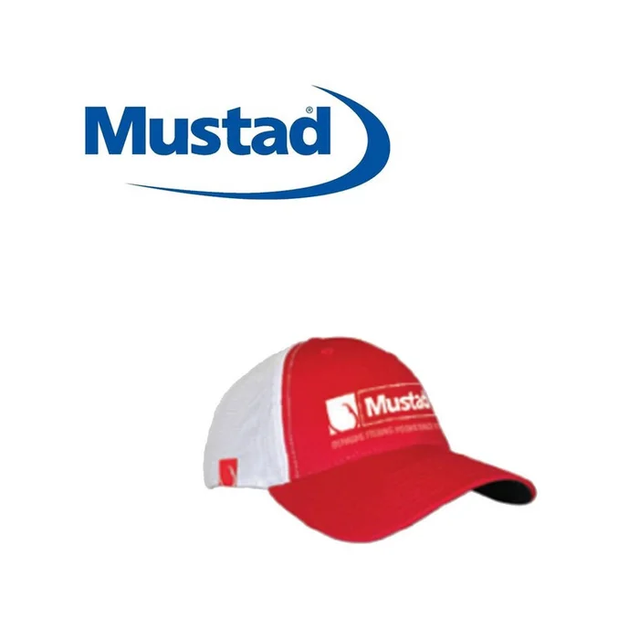 CASQUETTE MUSTAD TRUCKER ROUGE