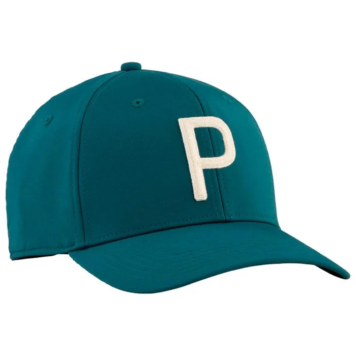 Casquette Puma Golf Heritage P Cap Green Terrain Alpine Snow