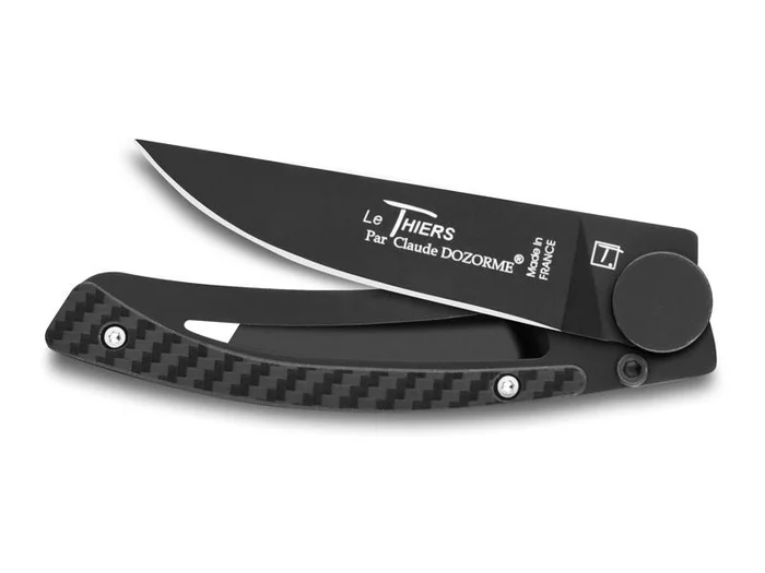 CD 4941.FC LE THIERS DOZORME LINER LOCK FACON CARBONE