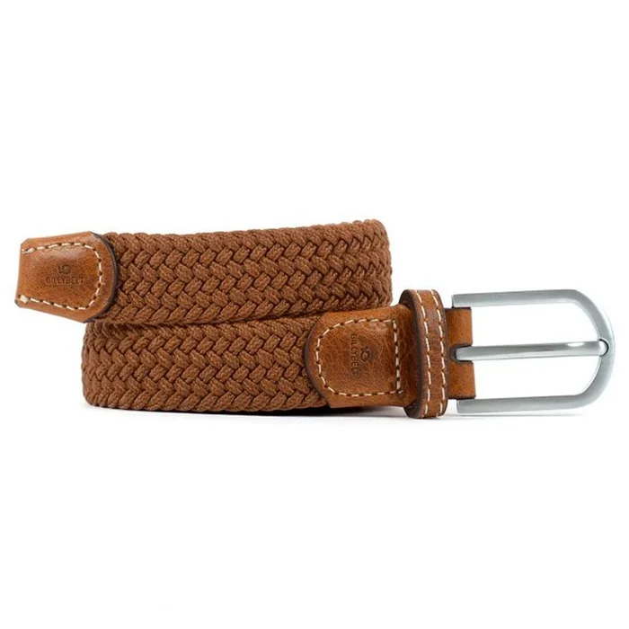 Ceinture BillyBelt Women Tressée Marron Camel