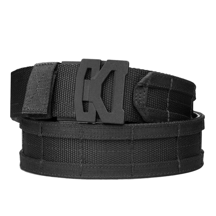 Ceinture de combat micro réglable B2 + Sous-ceinturon rembourrée – Noir