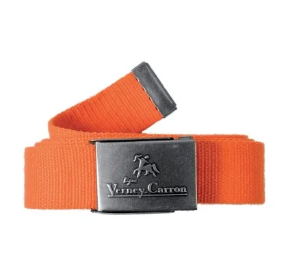 Ceinture en toile orange 120 cm Halifax Verney Carron