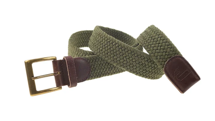 Ceinture en tresse élastique Januel – Vert