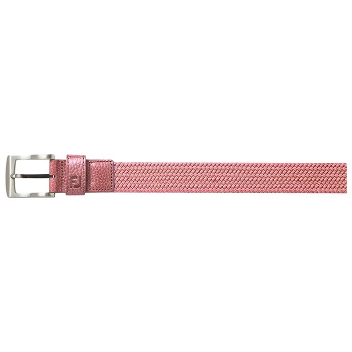 Ceinture Footjoy Women Braided Belt Bright Coral