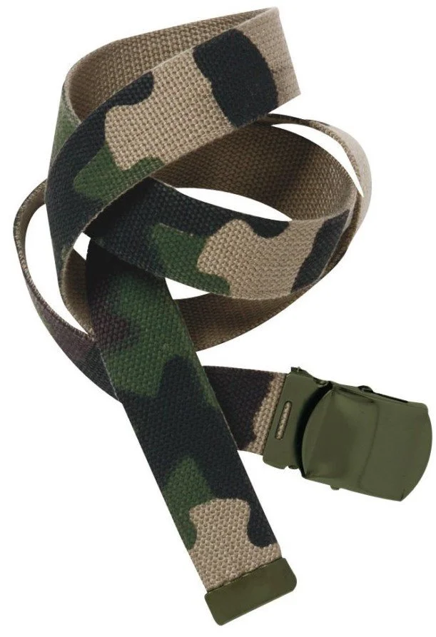 Ceinture toile unie camouflage PERCUSSION