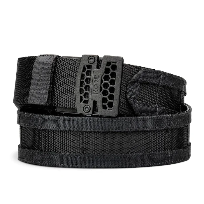 Ceinturon de combat micro réglable B1 + Sous-ceinturon rembourré – Noir