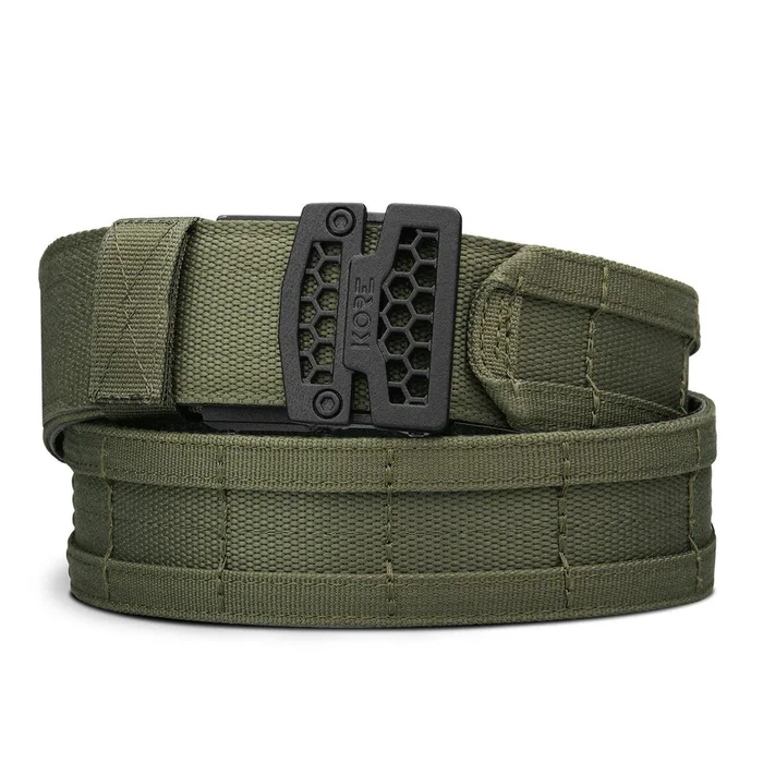 Ceinturon de combat micro réglable B1 + Sous-ceinturon rembourré – Ranger Green