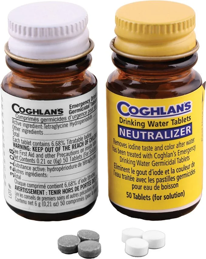 CGN9586 – COGHLAN’S Two Step Water Treatment Pastilles de Purification 2×50