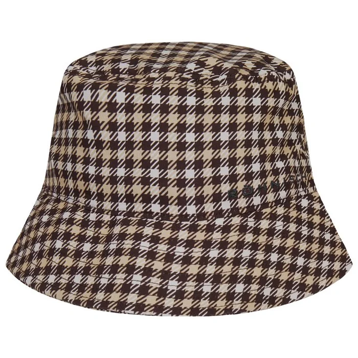 Chapeau Rohnisch Bucket Hat Minicheck Brown