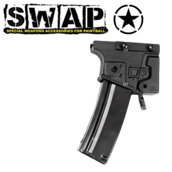 CHARGEUR FACTICE SWAP SUR RAIL TYPE MP-5 COURT