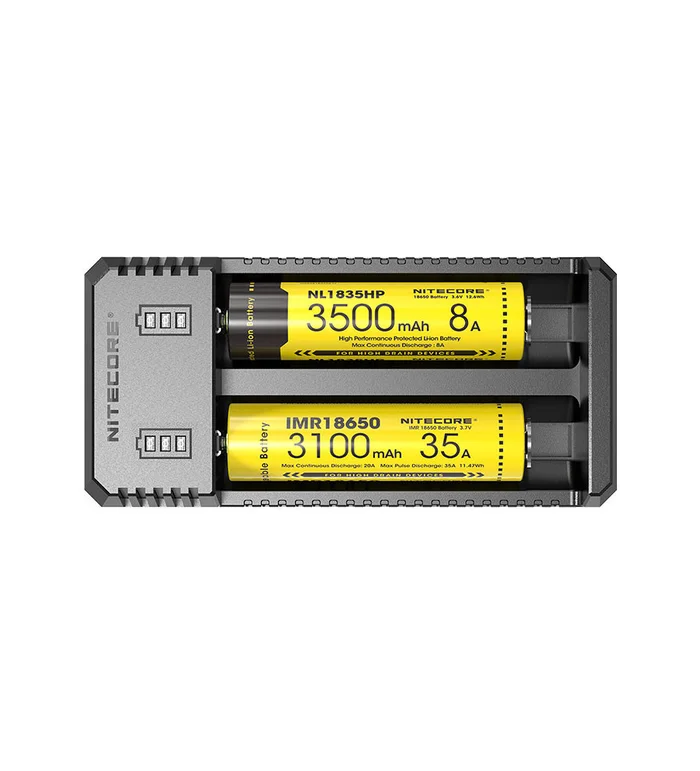 Chargeur micro-USB 2 accus