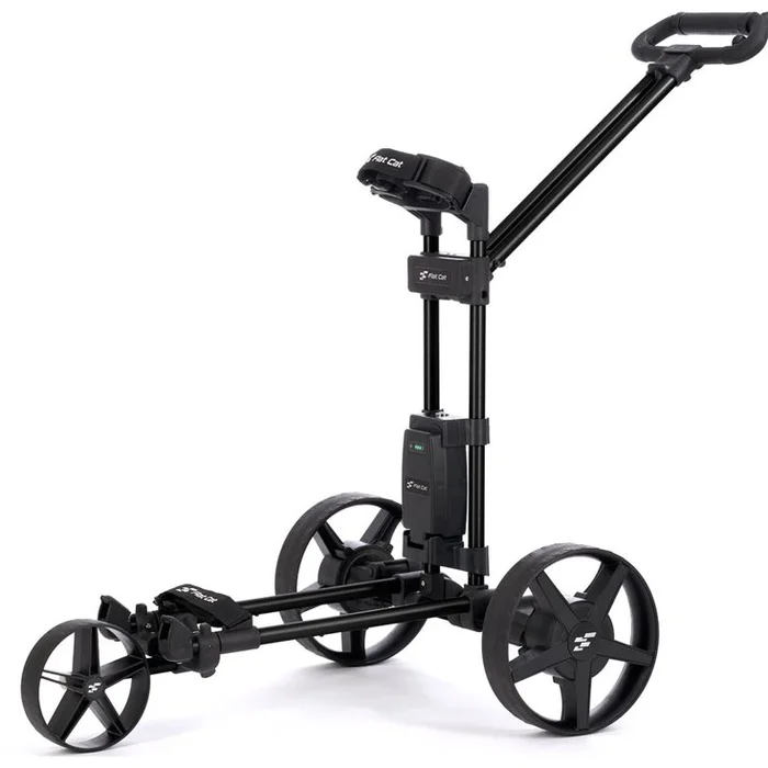 Chariot électrique Flat Cat Touch Hybrid Black (36 trous)