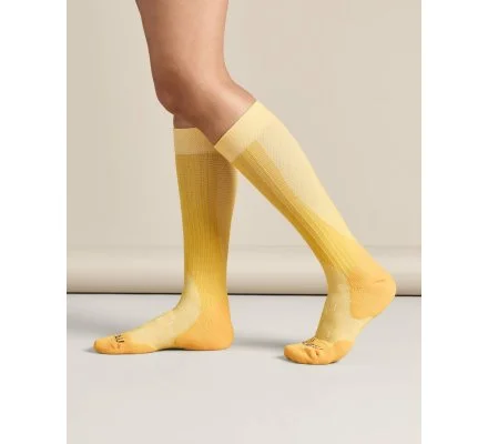 Chaussettes femme Iris jaune LE CHAMEAU – Image 3