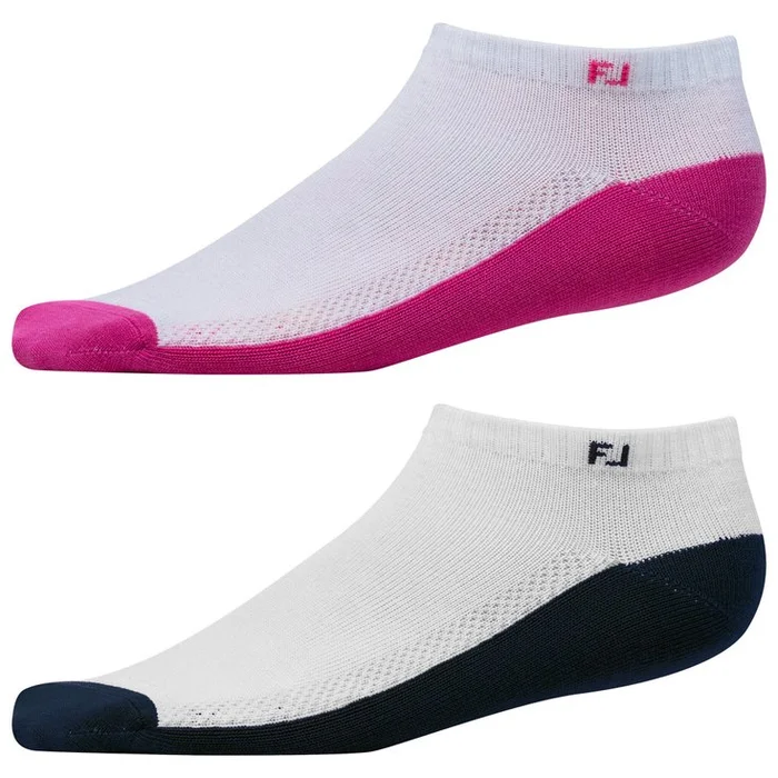 Chaussettes Footjoy Prodry Lightweight Sportlet White 2 Paires
