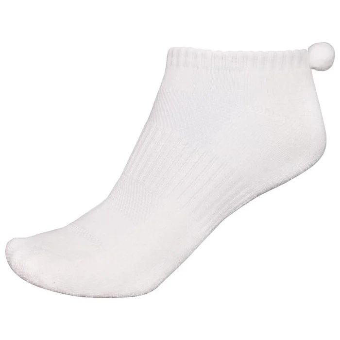 Chaussettes Footjoy Women Prodry Pom Pom White