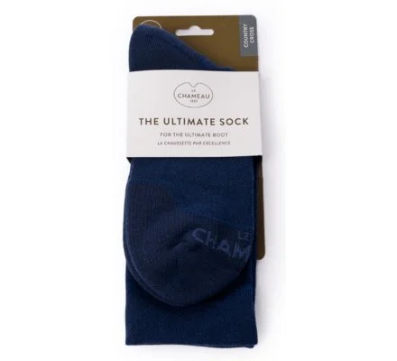 Chaussettes hommes Country Cross bleues LE CHAMEAU – Image 2