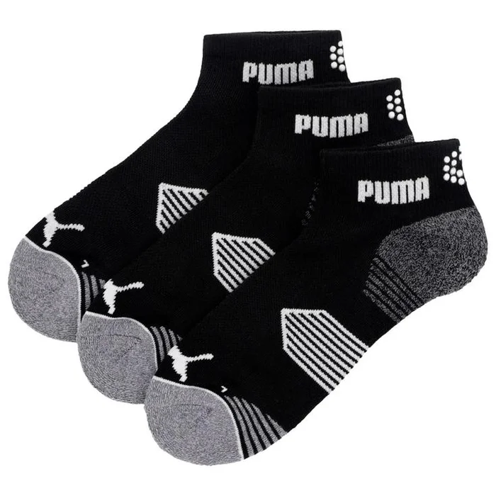 Chaussettes Puma Golf Essential 1/4 Cut 3 Paires Black