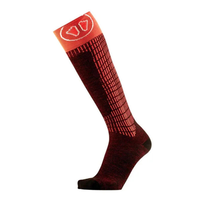 Chaussettes SIDAS Ski Comfort MV – Noir / Orange – Image 2
