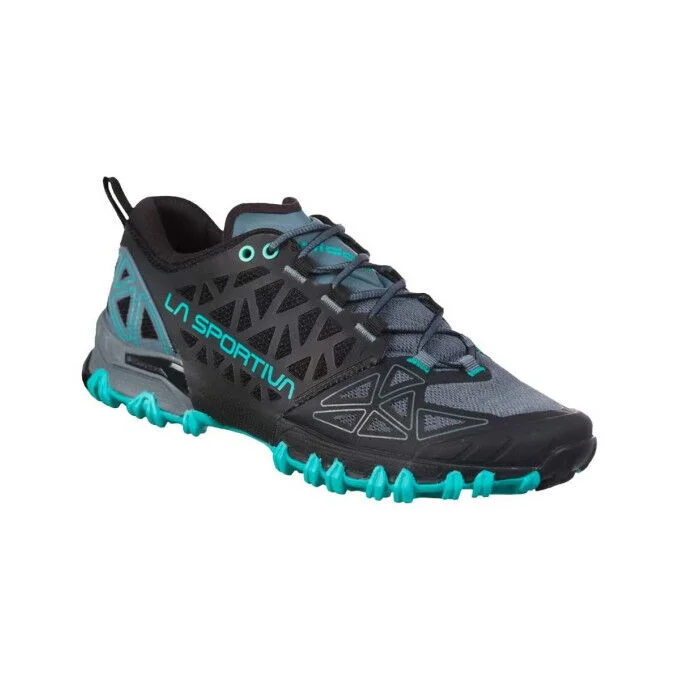 Chaussures de trail La Sportiva BUSHIDO II WOMAN Slate/Aqua