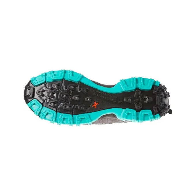 Chaussures de trail La Sportiva BUSHIDO II WOMAN Slate/Aqua – Image 3