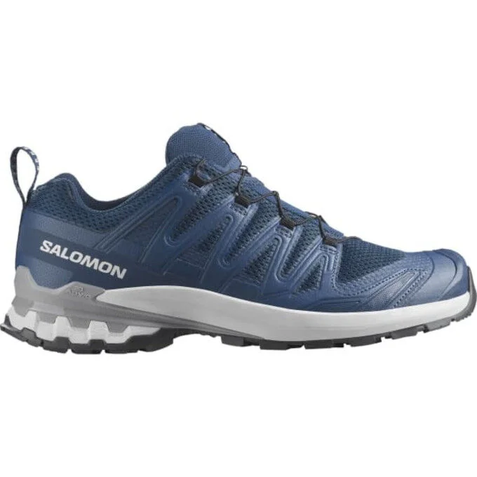 Chaussures de trail running homme Salomon XA PRO 3D V9 – Poseidon / Icicle / Alloy