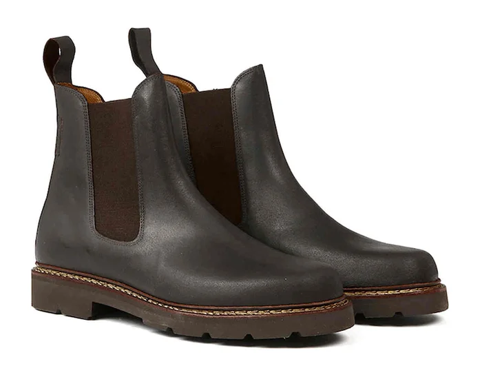 Chaussures en cuir QUERCY – Marron