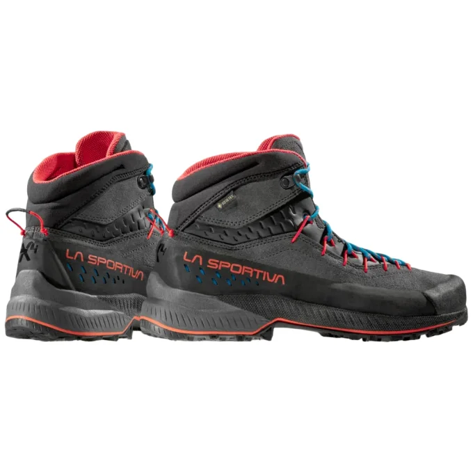 Chaussures La Sportiva TX4 EVO MID GTX Carbon/Cherry Tomato – Image 4