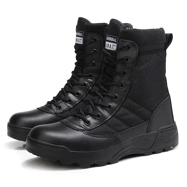 Chaussures noires militaires