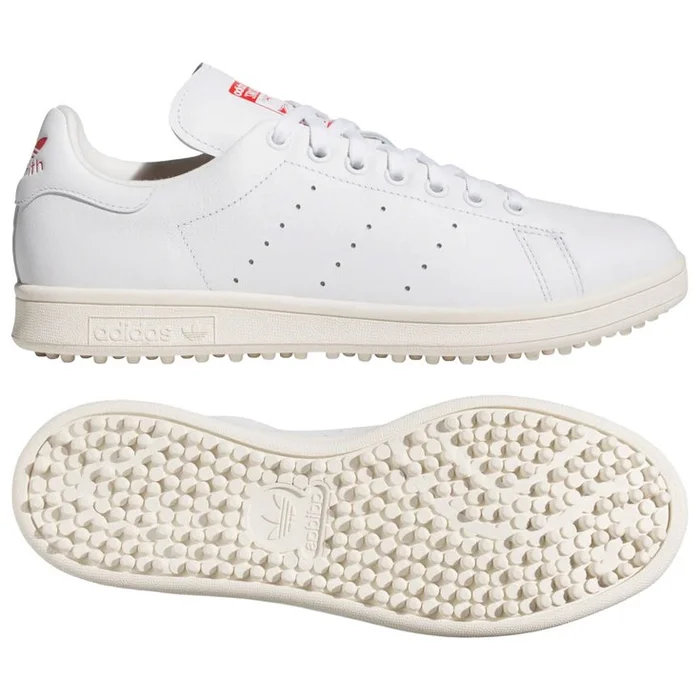 Chaussures sans crampons adidas Originals Stan Smith Golf White White