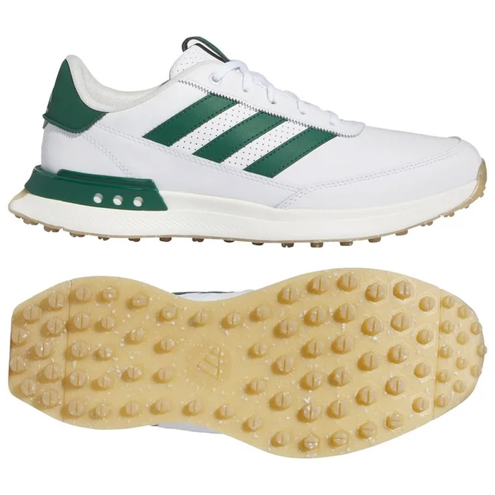 Chaussures sans crampons adidas S2G SL Leather 24 White Collegiate Green Gum